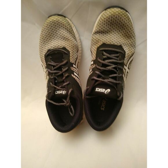 ASICS Womens Fuzex Lyte 2 T769N Running Shoe Sz 11 White And Black Cool Looking - Picture 7 of 7